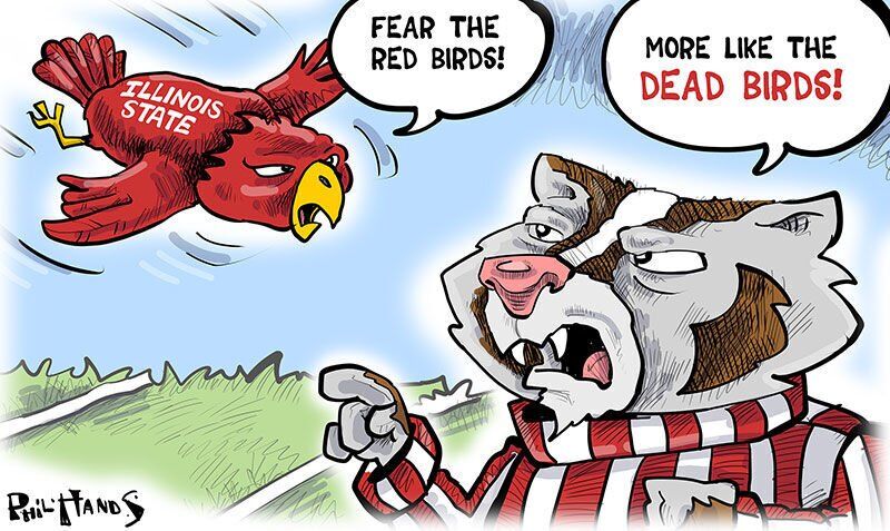 Bucky faces the Red Birds